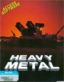 Box cover for Heavy Metal on the Microsoft DOS.