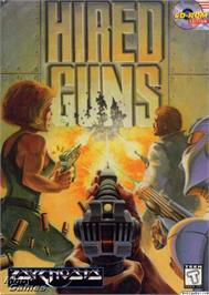 Box cover for Hired Guns on the Microsoft DOS.