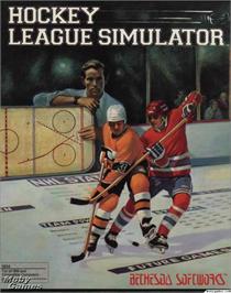 Box cover for Hockey League Simulator on the Microsoft DOS.