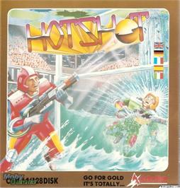 Box cover for Hotshot on the Microsoft DOS.