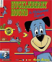 Box cover for Huckleberry Hound in Hollywood Capers on the Microsoft DOS.