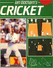 Box cover for Ian Botham's Cricket on the Microsoft DOS.
