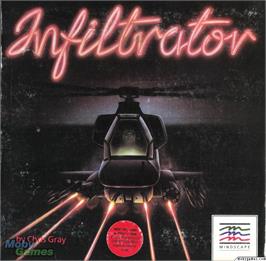 Box cover for Infiltrator on the Microsoft DOS.