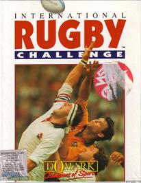 Box cover for International Rugby Challenge on the Microsoft DOS.