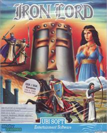 Box cover for Iron Lord on the Microsoft DOS.