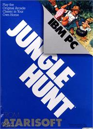 Box cover for Jungle Hunt on the Microsoft DOS.
