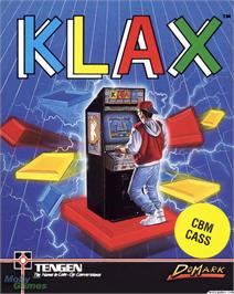 Box cover for Klax on the Microsoft DOS.