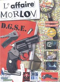 Box cover for L'affaire Morlov on the Microsoft DOS.