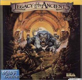 Box cover for Legacy of the Ancients on the Microsoft DOS.