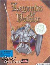 Box cover for Legends of Valour on the Microsoft DOS.