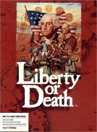 Box cover for Liberty or Death on the Microsoft DOS.