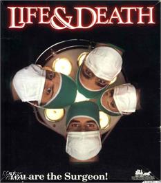 Box cover for Life & Death on the Microsoft DOS.