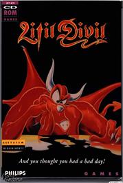 Box cover for Litil Divil on the Microsoft DOS.