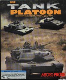 Box cover for M1 Tank Platoon on the Microsoft DOS.