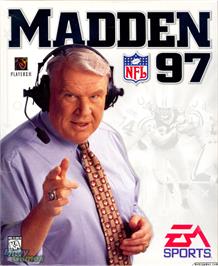 Box cover for Madden NFL 97 on the Microsoft DOS.