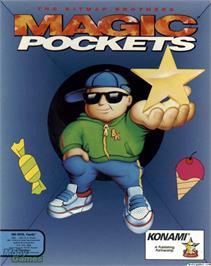 Box cover for Magic Pockets on the Microsoft DOS.