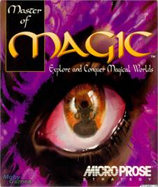 Box cover for Master of Magic on the Microsoft DOS.