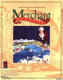 Box cover for Merchant Colony on the Microsoft DOS.