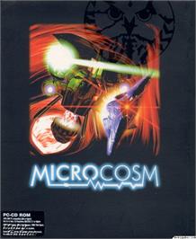 Box cover for Microcosm on the Microsoft DOS.