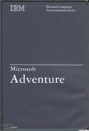 Box cover for Microsoft Adventure on the Microsoft DOS.
