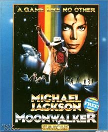 Box cover for Moonwalker on the Microsoft DOS.