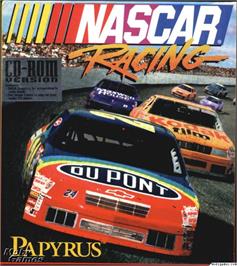 Box cover for NASCAR Racing on the Microsoft DOS.