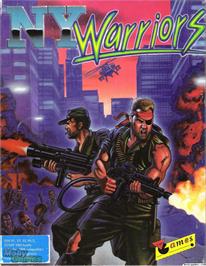 Box cover for NY Warriors on the Microsoft DOS.