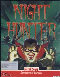 Box cover for NightHunter on the Microsoft DOS.