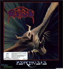Box cover for Obitus on the Microsoft DOS.