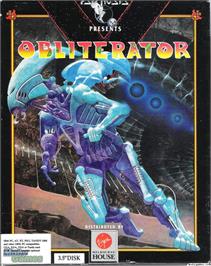 Box cover for Obliterator on the Microsoft DOS.