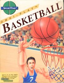 Box cover for Omni-Play Basketball on the Microsoft DOS.