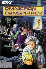 Box cover for Omnicron Conspiracy on the Microsoft DOS.