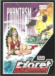 Box cover for Phantasm on the Microsoft DOS.