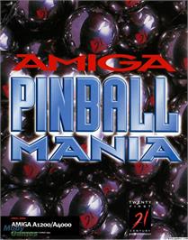 Box cover for Pinball Mania on the Microsoft DOS.