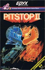 Box cover for Pitstop II on the Microsoft DOS.