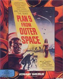 Box cover for Plan 9 From Outer Space on the Microsoft DOS.