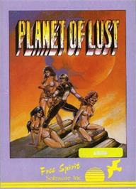 Box cover for Planet of Lust on the Microsoft DOS.