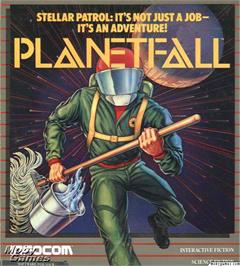 Box cover for Planetfall on the Microsoft DOS.