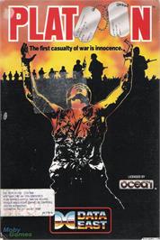 Box cover for Platoon on the Microsoft DOS.
