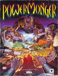 Box cover for PowerMonger on the Microsoft DOS.