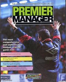 Box cover for Premier Manager on the Microsoft DOS.
