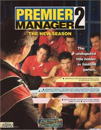Box cover for Premier Manager 2 on the Microsoft DOS.