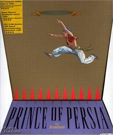Box cover for Prince of Persia on the Microsoft DOS.