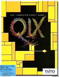 Box cover for QIX on the Microsoft DOS.