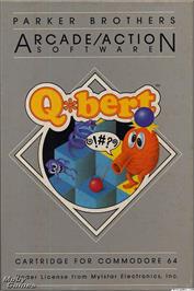 Box cover for Qbert on the Microsoft DOS.