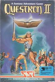 Box cover for Questron II on the Microsoft DOS.