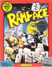 Box cover for Rampage on the Microsoft DOS.