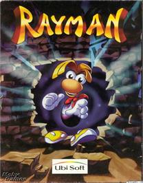 Box cover for Rayman on the Microsoft DOS.