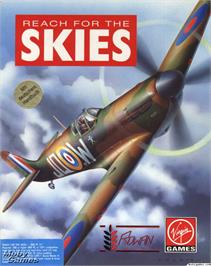 Box cover for Reach for the Skies on the Microsoft DOS.