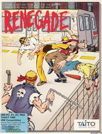 Box cover for Renegade on the Microsoft DOS.
